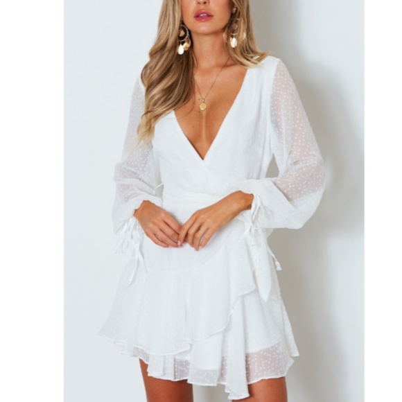 saints and secrets white dress